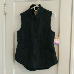 Blue Mountain lightweight quilted vest S black